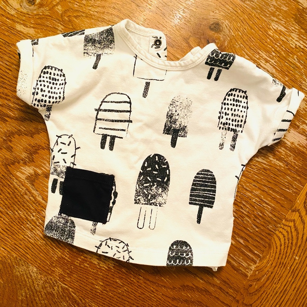 Miles baby popsicle tee